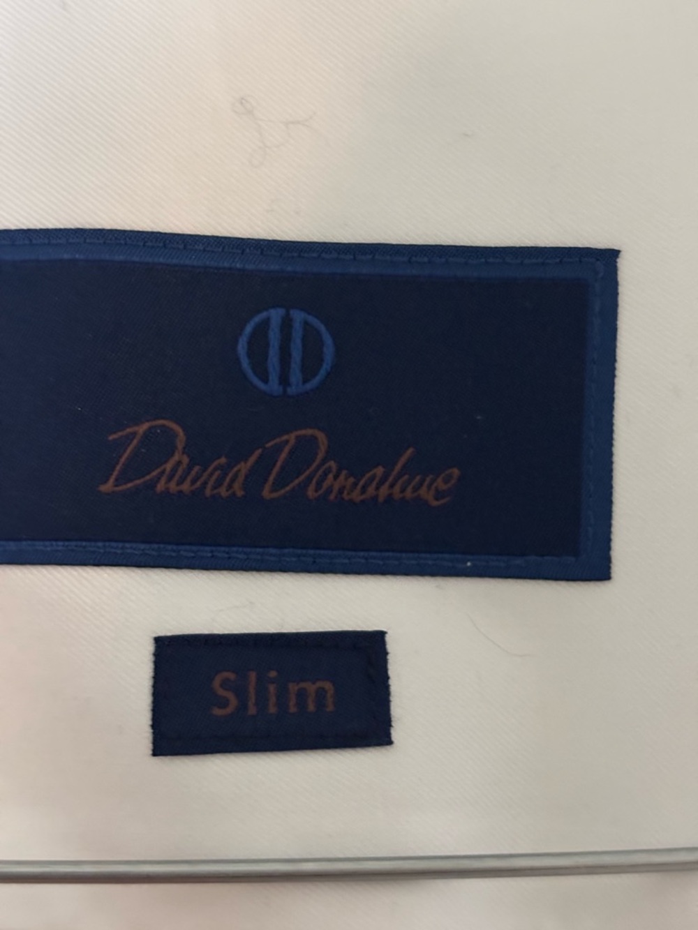 David Donahue Slim Fit Superfine Cotton Twill dress shirt. Mens 15.5-32/33. EUC - Picture 7 of 9